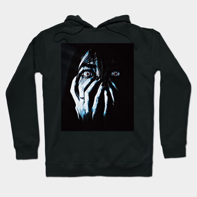 scary womens face Hoodie by Love My..